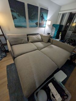 Large Gray Sectional Sofa from CB2