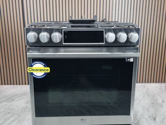 LG  Studio 6.3 cu. ft. Gas Slide-in Range with Air Fry, Air Sous Vide - Stainless Steel (LSGS6338F-D-Y445)