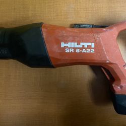 Hilti Sr 6-A22 Sawsall With B22 3.0Ah Battery.