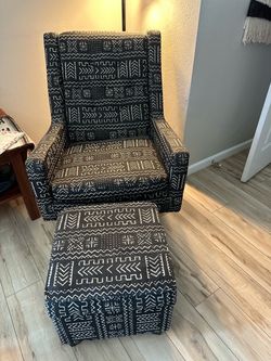 Mud cloth chair