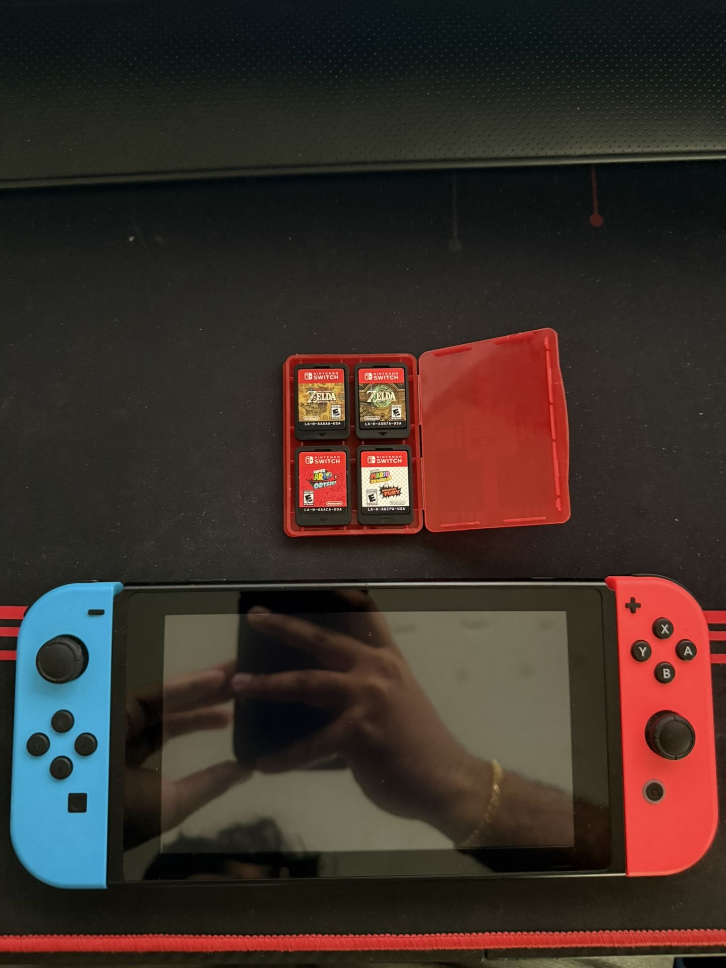 Nintendo Switch With 4 Games