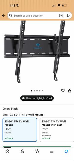 Tilting tv wall mount