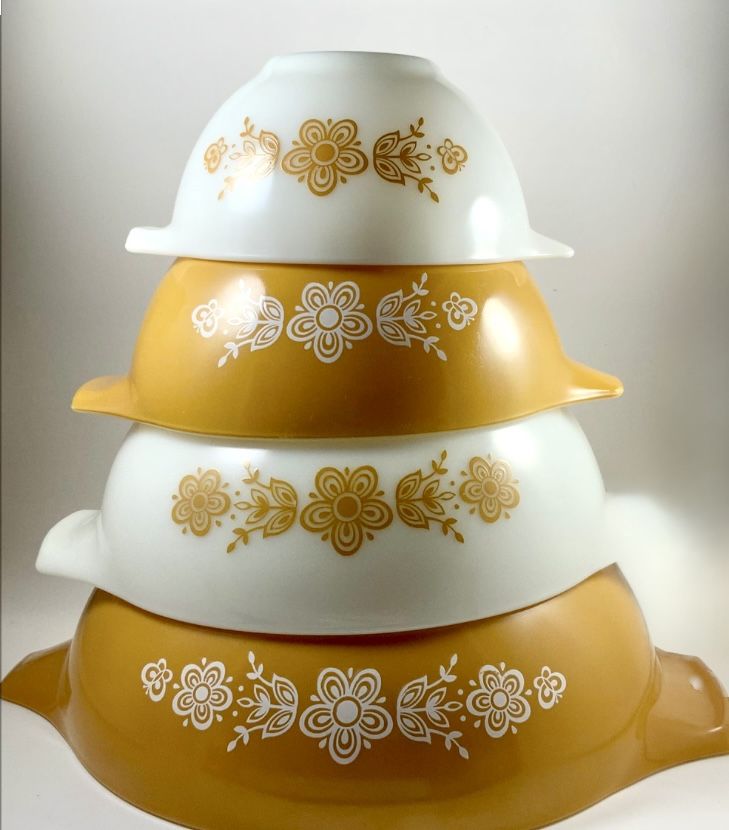 Vintage Cinderella Pyrex Bowls