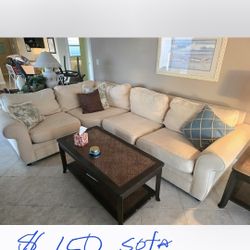 Estate Sale- Sofa, King & Twin Bedroom Set- Table