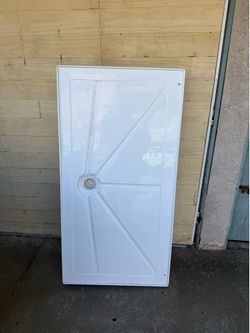 Shower pan, Fiberglass, 31.5” x 59.25”