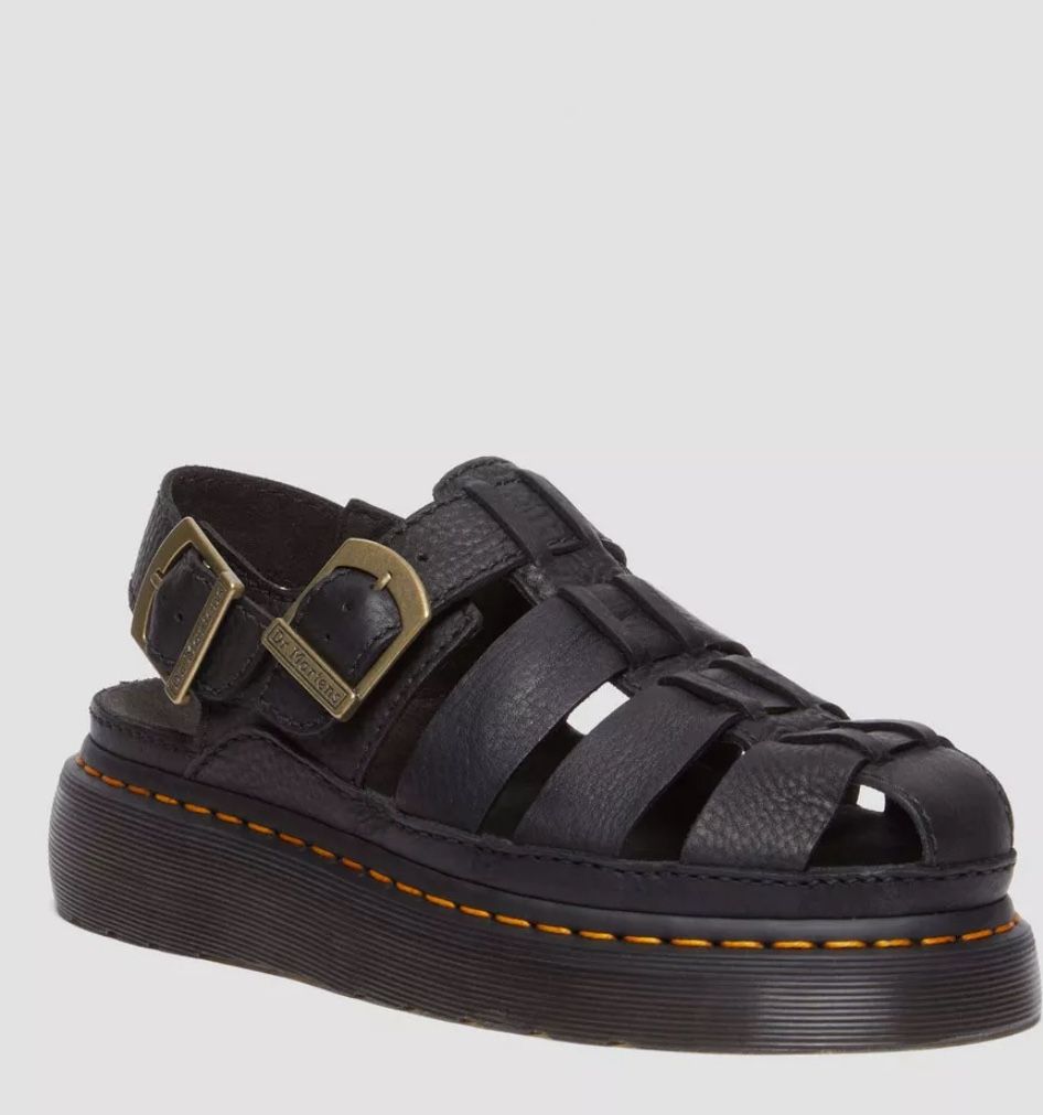 Doc Martin Black Fisherman Sandals
