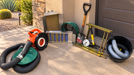 Royal Gold Drywasher + ECHO Gas-Powered Vacuum/Blower – Gold Prospecting Equipment