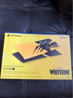 PlayStation 5 Pro Wolverine Limited Edition Console Cover New