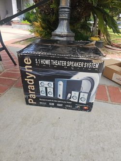 Paradyne DHT-720 5.1 Home Theater Surround Sound Speaker System - 750W