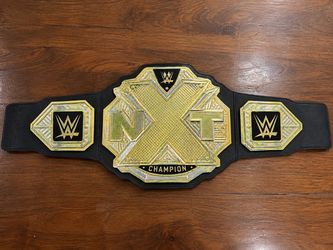 WWE NXT Championship Wrestling Belt – Gold & Black