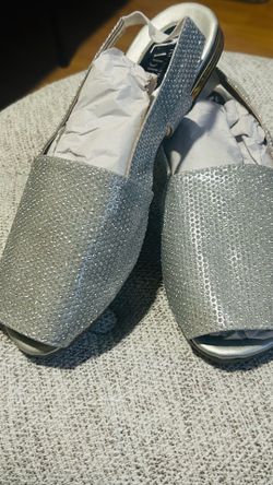 Mocasines silver for women size 9