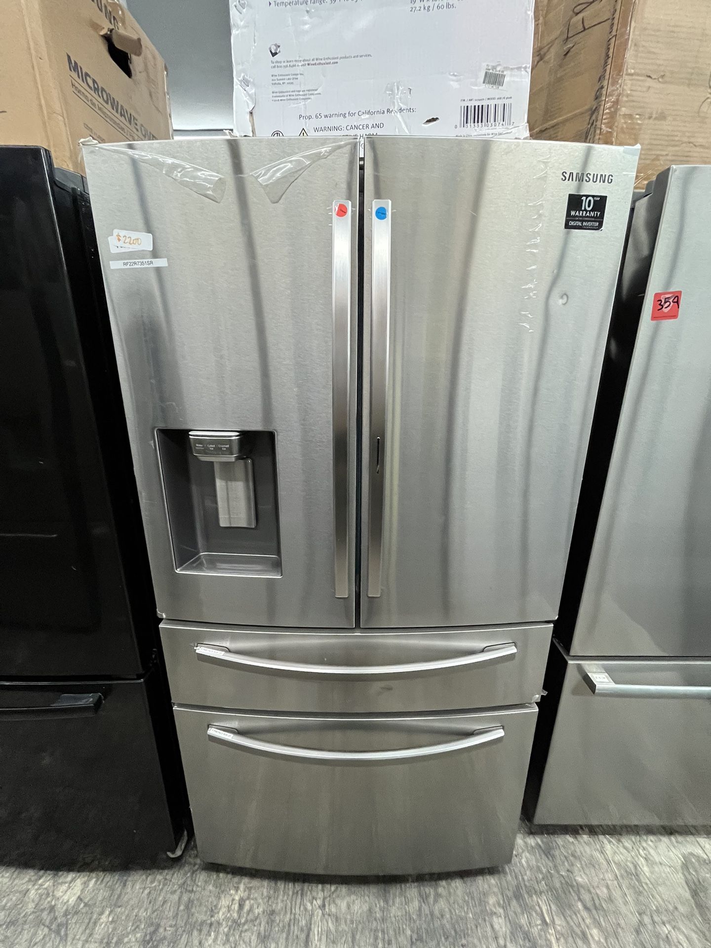 Samsung 4 Door Food Showcase Counter Depth Refrigerator