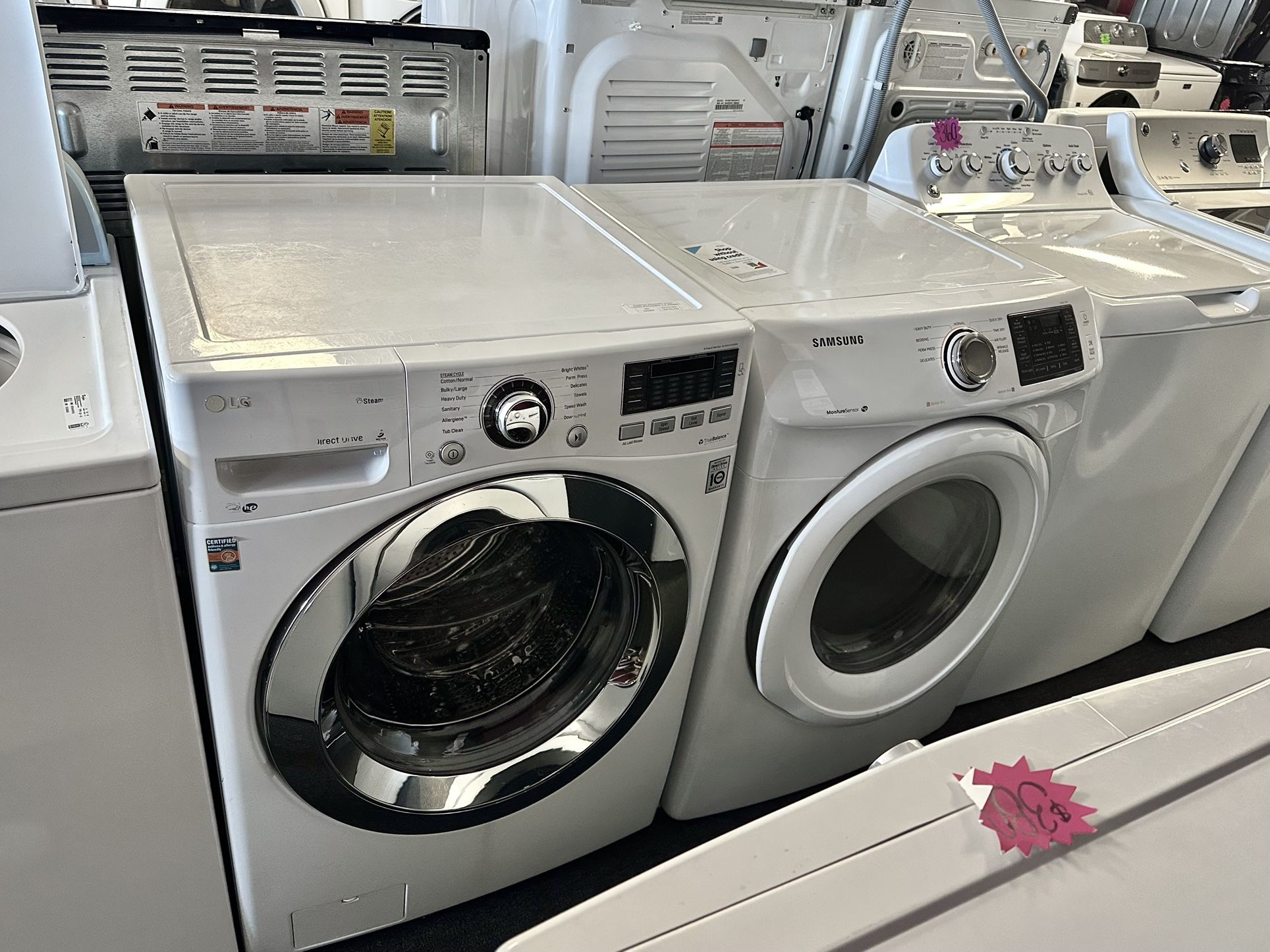 LG Washer And Samsung Gas Dryer