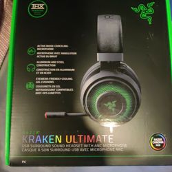 Razer Kraken Ultimate THX Spatial SURROUND SOUND Gaming Headset.