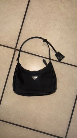 Prada Black Nylon Mini Shoulder Bag