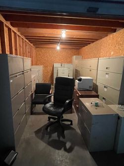 Filing Cabinets, Good Condition, 5 Draw big, $75, 4 Draw $45, Tall 5 Draw $50, Skinny 5 Draw $45