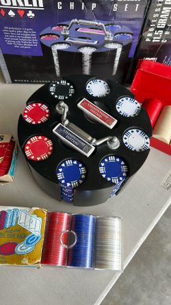 World Series Of Poker Chips And Cards