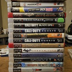 PS3 Games 20+ Total.