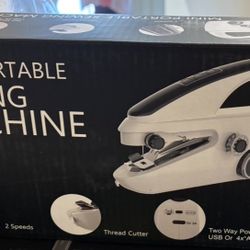 Hand sewing machine portable cordless