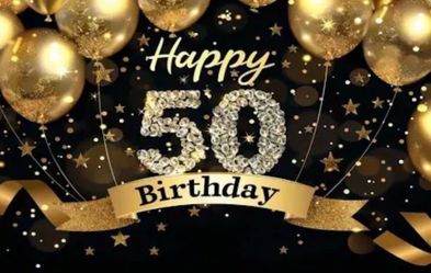 50th birthday decor