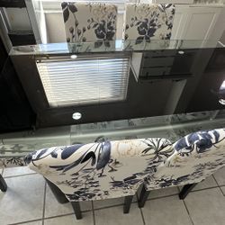 Glass Dining Table 