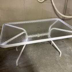 Patio Glass Table