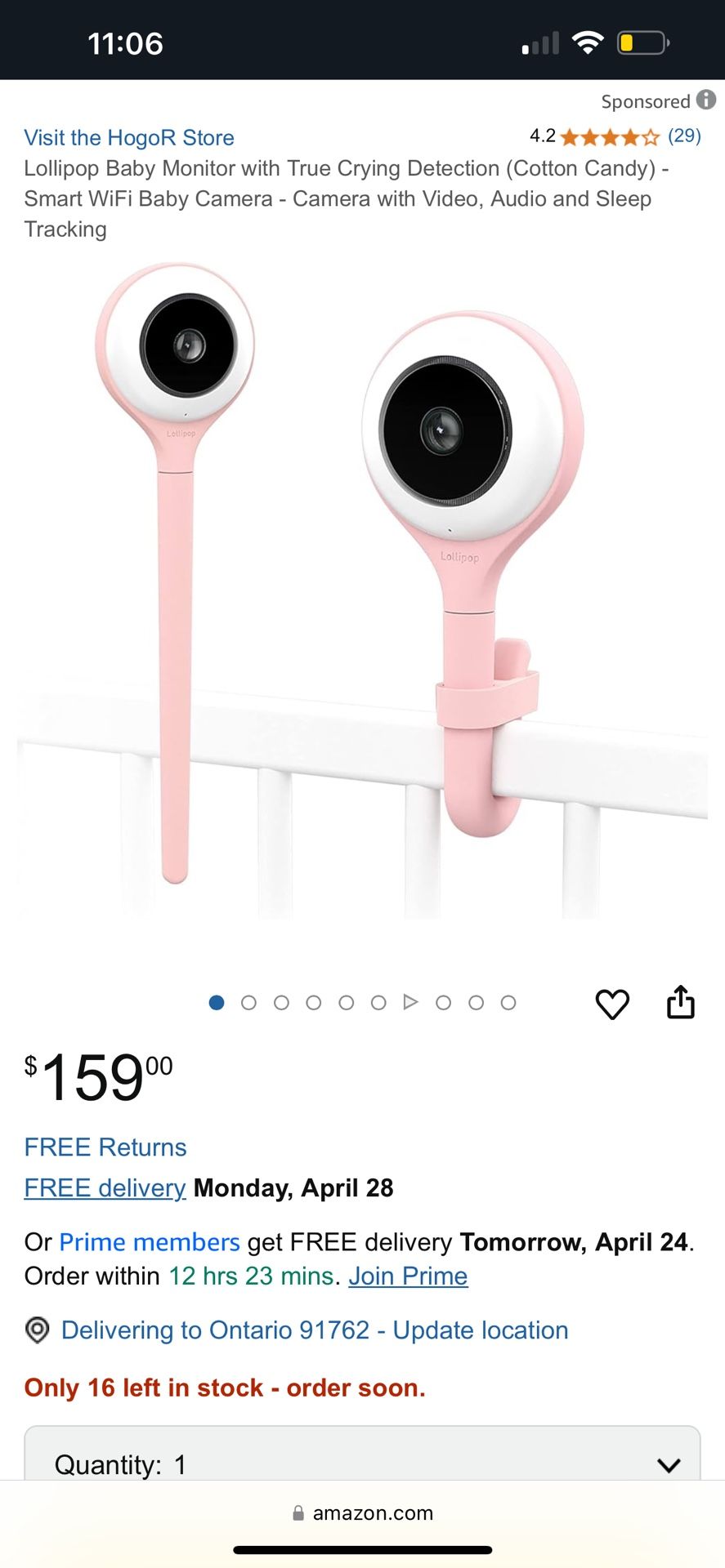 Baby Monitor Camera