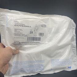(1) DuPont TYVEK IsoClean Coverall Size 2X Individually Packed Brand New Sealed