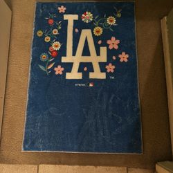 Brand New Custom murakami Dodgers Rug/Mat