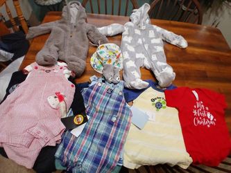 Lot Of Baby Clothes 1-12mnth Boys
