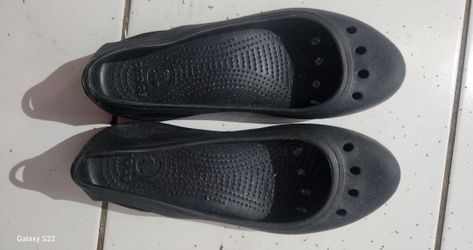 Crocs Black Ballet Flat Shoes