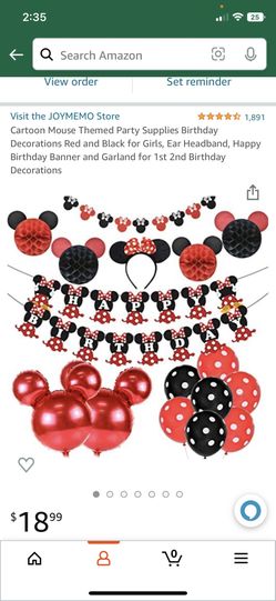 Minnie Mouse Birthday Supplies