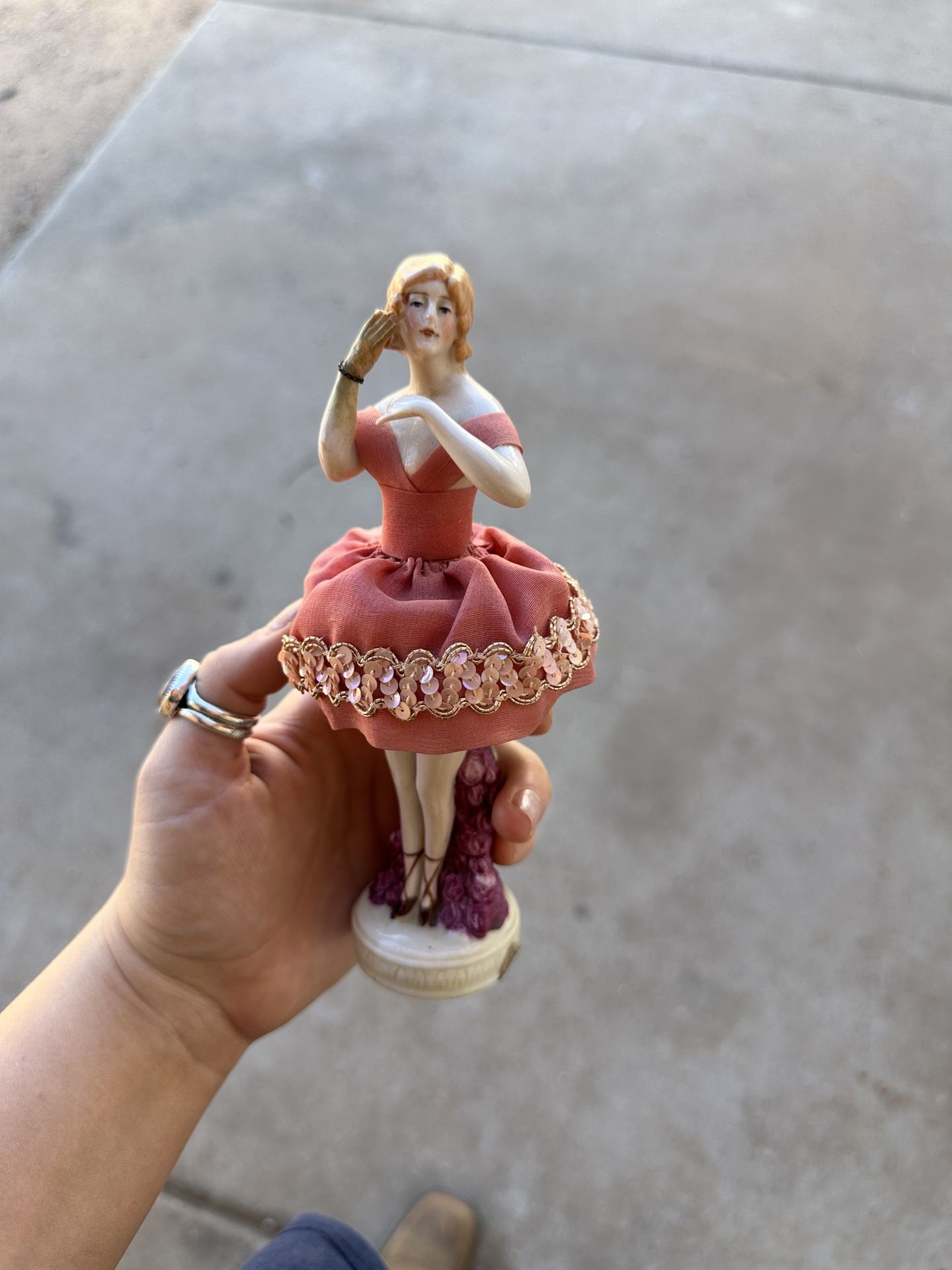 Vintage Porcelain Ballerina Figurine