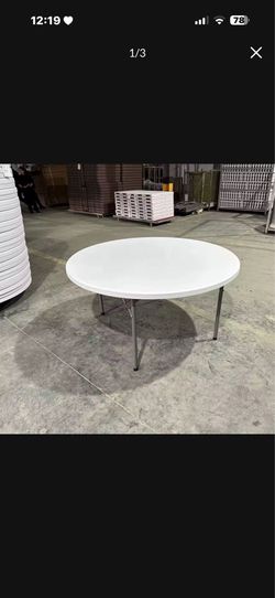 47inch round foldable table