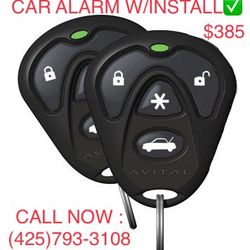 Car alarm, sale & install