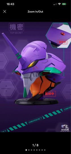 Bandai BN Head Collection Evangelion Eva Unit 01 Test Type Head Sculpt