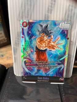 Dragon Ball Super Card Game Son Goku Battle SCR FB01-129 40000 Power Card