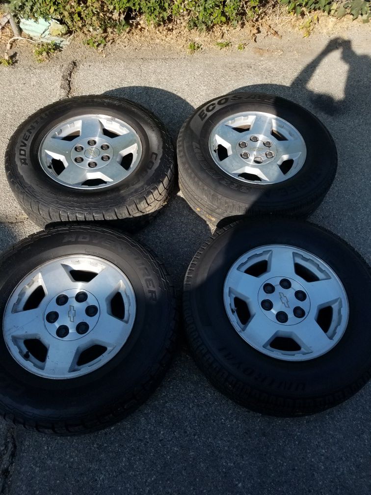 Chevy gmc Silverado Sierra wheels
