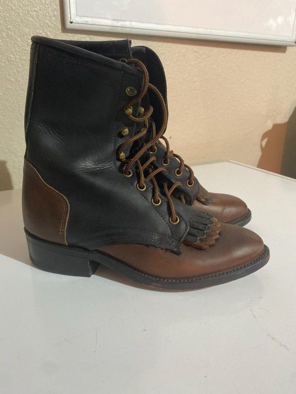 6M Leather Boots