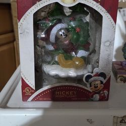 Mickey Christmas Night Light