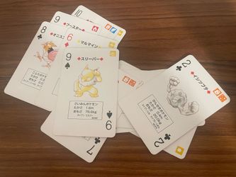 Mixed original Pokemon Playing Cards - Pokemon Red - 1996