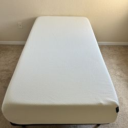 Bed Frame And 8 Inch Twin Mattress 