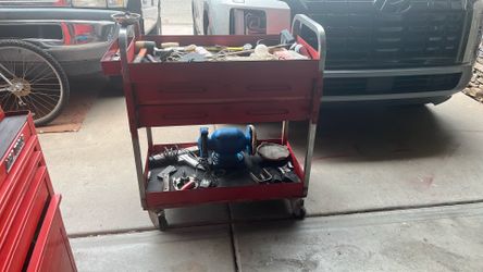 2 Drawer Rolling Tool Cart (NO TOOL S)