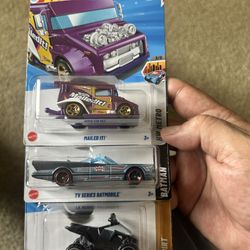 2025 Hot Wheels Tesla, Batmobile, Mailed It