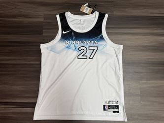 Nike Rudy Gobert #27 Minnesota Timberwolves NBA 24/25 City Edition Jersey 56 2XL  100% authentic. Brand new with tags. MSRP $120  This Nike Rudy Gober