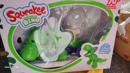 Squeakee Dinosaur In Box