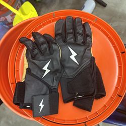 BRUCE BOLT BASEBALL BATTING GLOVES