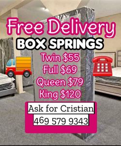 Box Springs Twin box Full box Queen box King box Bases para colchon Box spring