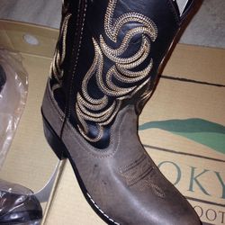New Smokey Mountain Cowboy Boots 5.5
