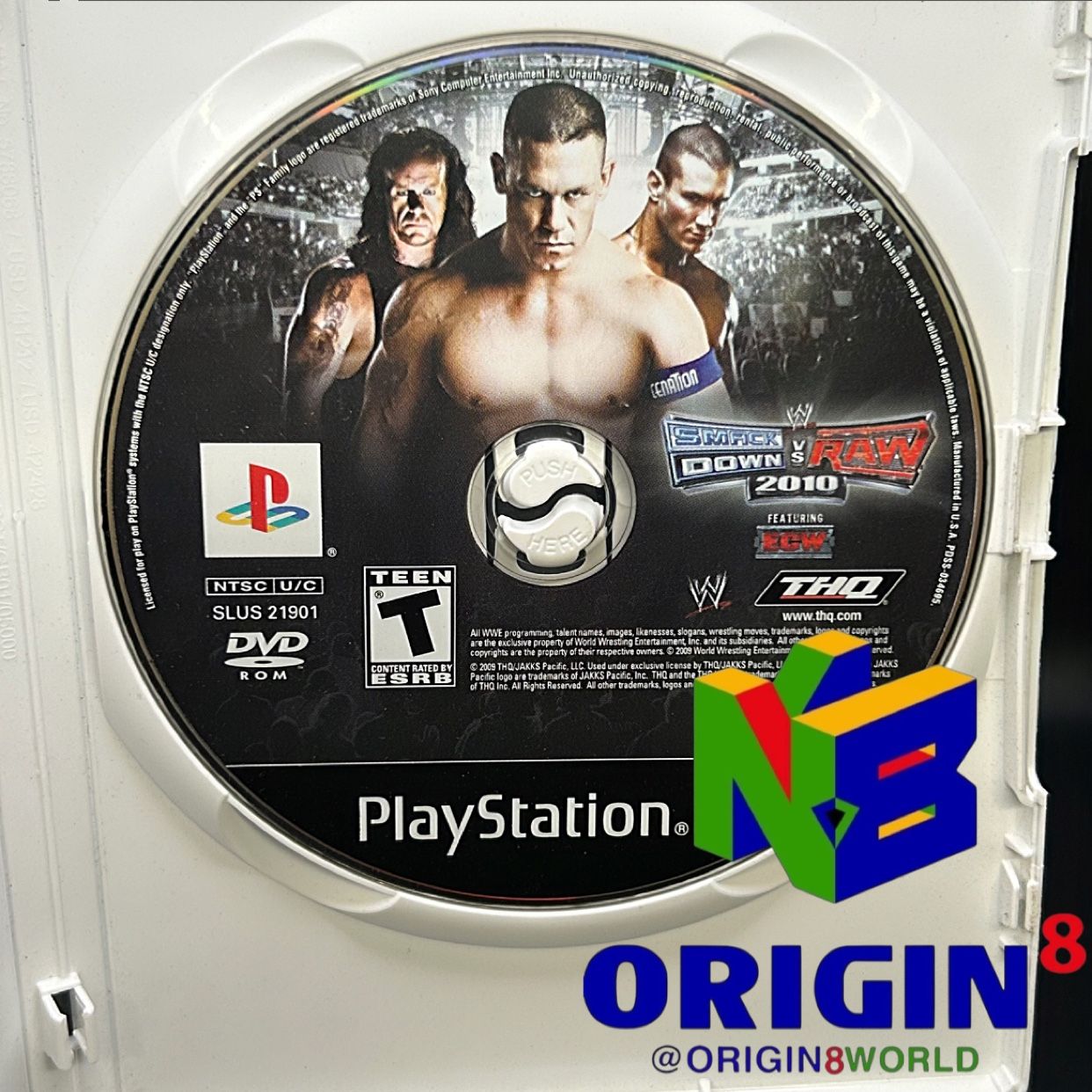 WWE Smackdown Vs. Raw 2010 - Sony Playstation 2 PS2 Tested Authentic